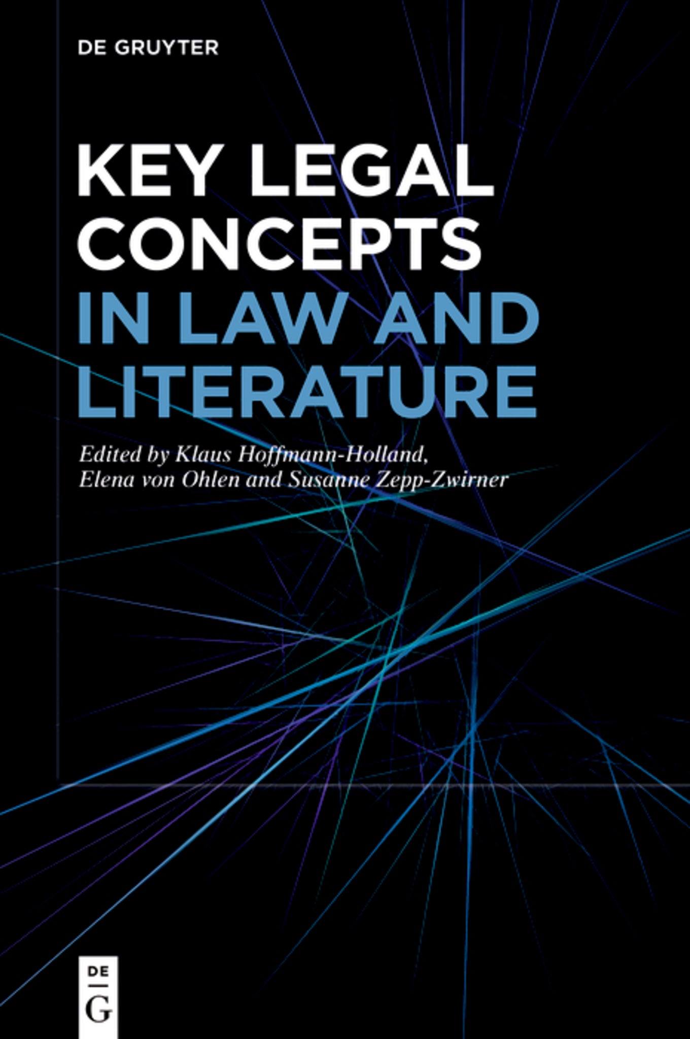 Cover image for Key Legal Concepts in Law and Literature ISBN 9783110773514